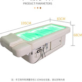 Greenlife 2-Motors Electric SPA Heating Massage Bed for beauty salons and clubs